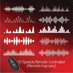 Icon Brands Red Dot Rings V1 USB Rechargeable Vibrating Cock Ring With Remote Black Icon Brands