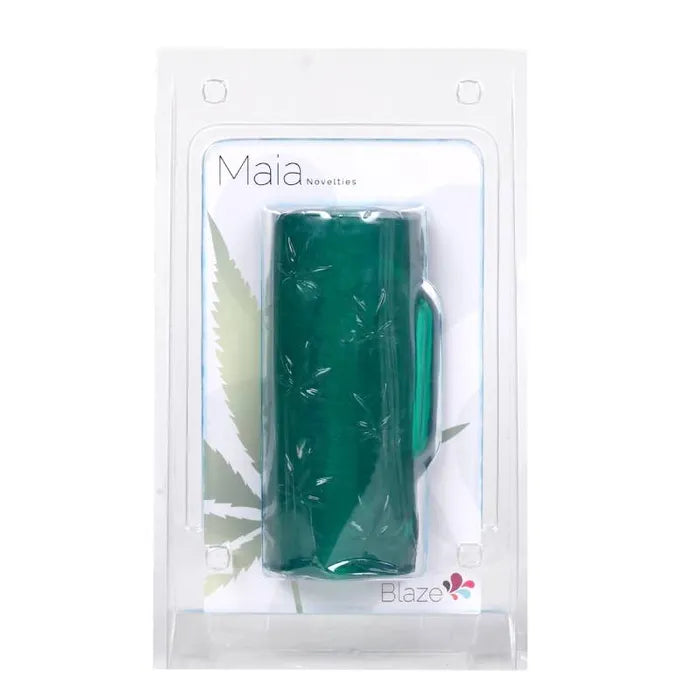 Maia Blaze Vibrating Stroker Sleeve Green Maia Toys