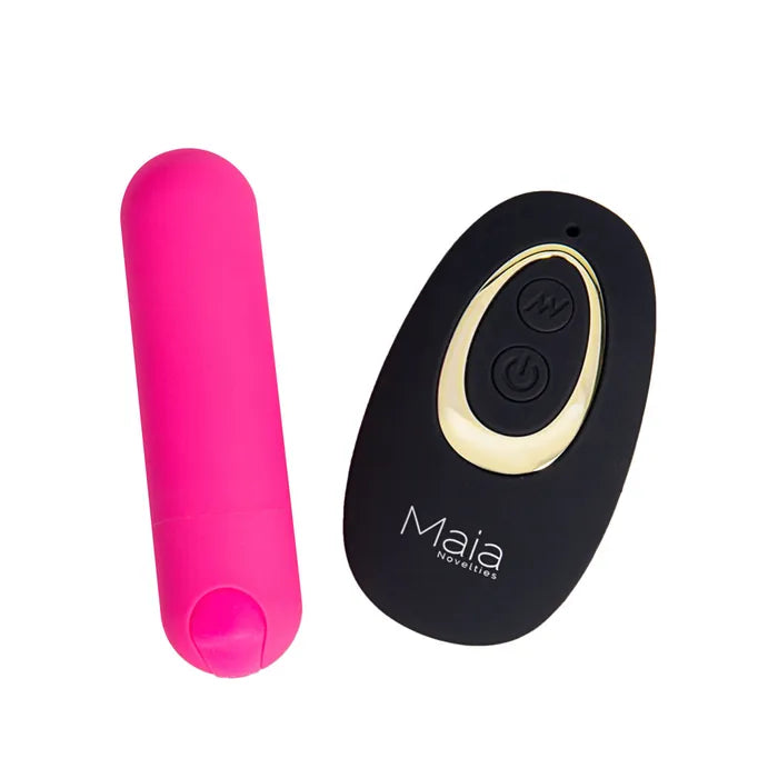 Maia DATE NIGHT PANTY VIBE Panty With Pink USB Rechargeable Bullet Vibrator & Remote Maia Toys