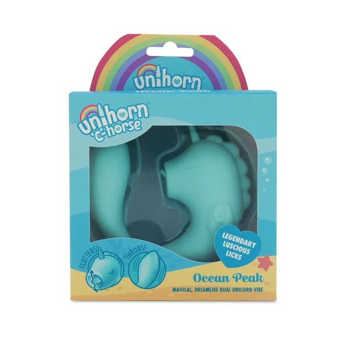Creative Conceptions Unihorn C Horse Coral Throb USB Rechargeable Dual Unicorn Vibrator Creative Conceptions