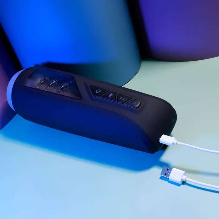 Playboy Pleasure PURSUIT OF PLEASURE USB Rechargeable Vibrating Stroker Playboy Pleasure