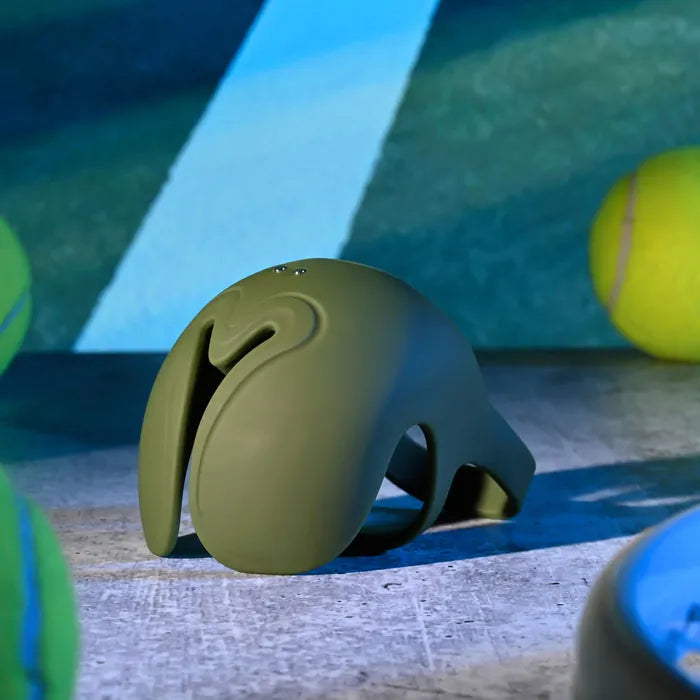 Zero Tolerance NUTTY BUDDY USB Rechargeable Vibrating Cock & Balls Ring Olive Green Zero Tolerance