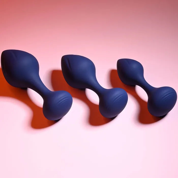 Playboy Pleasure TAIL TRAINER Butt Plugs Set of 3 Sizes Playboy Pleasure