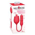 Wild Rose Lick & Thrust USB Rechargeable Air Pulse Stimulator and Vibrator Icon Brands