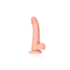 Shots Toys REALROCK Realistic Regular Curved Dildo With Suction Cup 6 Inch Flesh Shots Toys