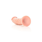 Shots Toys REALROCK Realistic Regular Curved Dildo With Suction Cup 9 Inch Flesh Shots Toys
