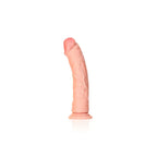 Shots Toys REALROCK Realistic Regular Curved Dildo With Suction Cup 9 Inch Flesh Shots Toys