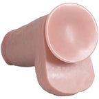 Shots Toys REALROCK Extra Thick Dildo With Balls 8 Inch Flesh Shots Toys