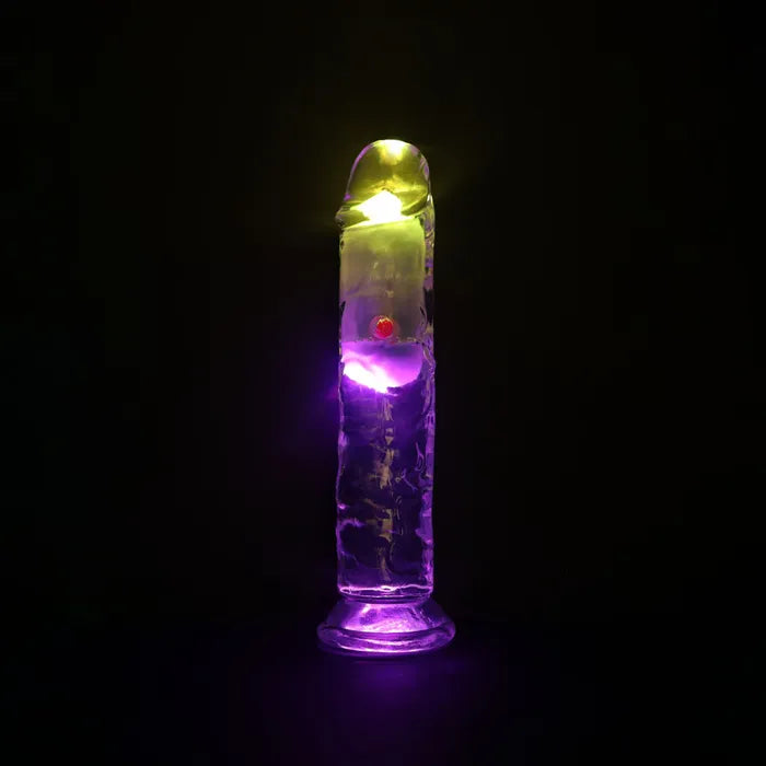 Shots Toys REALROCK 6'' Wireless Rechargeable LED Vibrating Dong With Remote 7 Inch Shots Toys