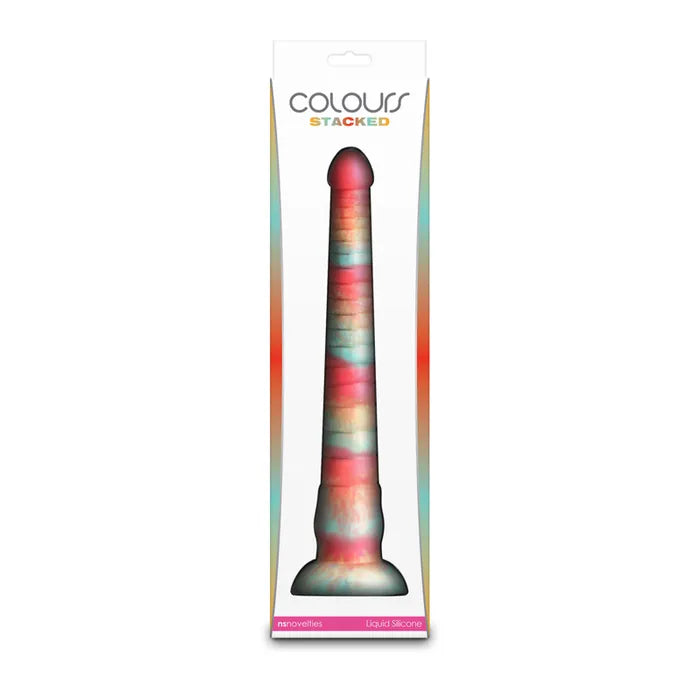 NS Novelties Colours Stacked Fantasy Dildo 12 Inch NS Novelties