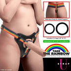XR Brands Strap U Take The Rainbow Universal Strap On Harness (Probe Not Included) XR Brands