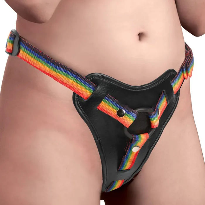 XR Brands Strap U Take The Rainbow Universal Strap On Harness (Probe Not Included) XR Brands