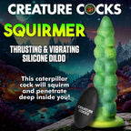 XR Brands Creature Cocks Squirmer USB Rechargeable Thrusting Fantasy Dildo 22.3cm Green XR Brands