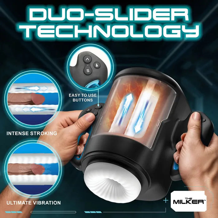 XR Brands LoveBotz The Milker Cyber USB Rechargeable Male Masturbator XR Brands