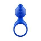 Adam & Eve ROCKIN & ROLLIN SNAIL USB Rechargeable Vibrating Couples Cage Blue Adam & Eve