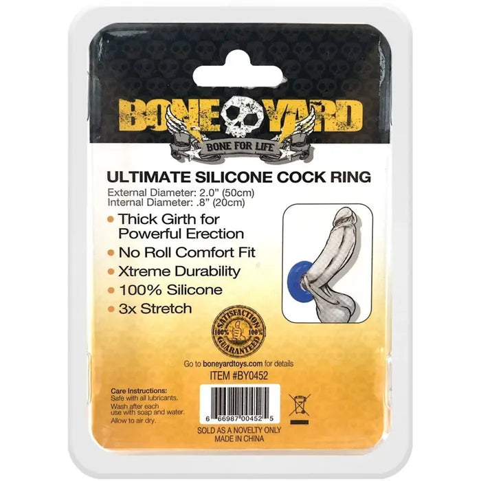 C1 Releasing Boneyard Ultimate Silicone Cock Ring 50mm C1 Releasing