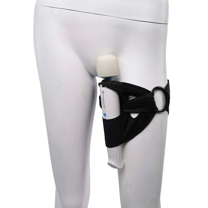 Pivot 2 in 1 Forced O Strap Thigh Harness For Massagers Sportsheets