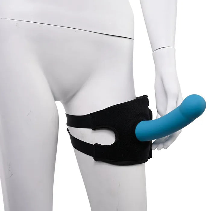 Pivot 2 in 1 Forced O Strap Thigh Harness For Massagers Sportsheets