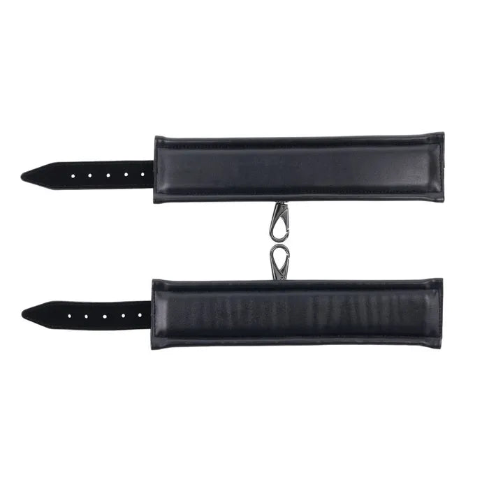 SPORTSHEETS Velvet Noir Handcuffs Adjustable Cuff Restraints Black Sportsheets