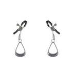 SPORTSHEETS Velvet Noir Tuggable Nipple Clamps Adjustable Nipple Restraints Sportsheets