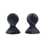 SPORTSHEETS Velvet Noir Silicone Nipple Suckers Set Of 2 Sportsheets