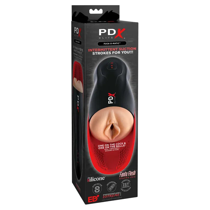Pipedream Extreme Toys Elite Fuck O Matic USB Rechargeable Sucking Masturbator Pipedream