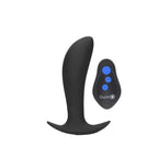 Shots Toys OUCH! E Stim & USB Rechargeable Vibrating Butt Plug With Wireless Remote 12.3cm Black Shots Toys
