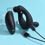 Playboy Pleasure TRIPLE PLAY USB Rechargeable Cock Ring With Wireless Remote Black Playboy Pleasure