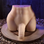 Evolved EASY RIDER LIGHT USB Rechargeable Male Torso With Vibrating Penis 17.8cm Flesh Evolved