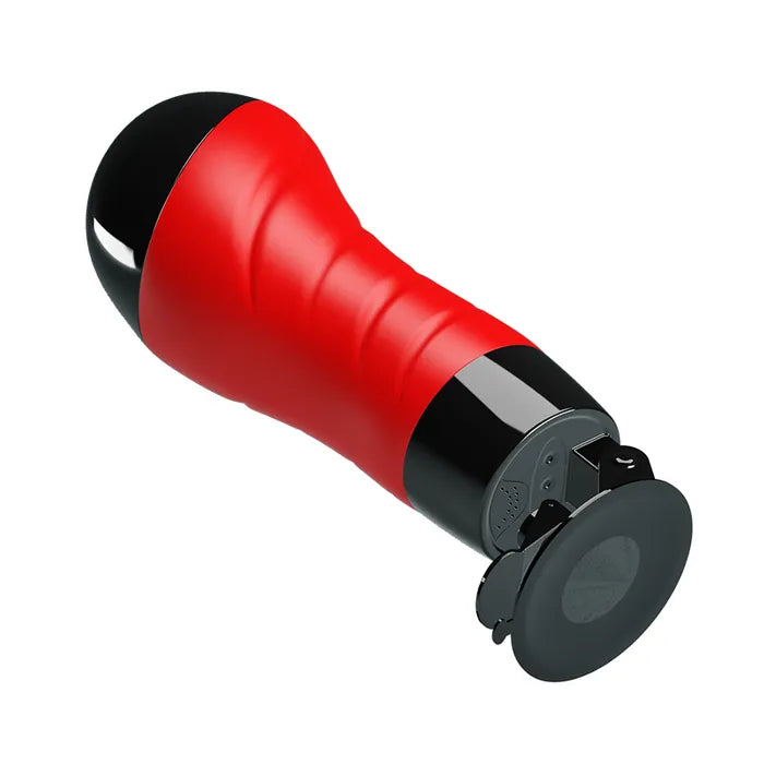 CRAZY BULL DELIA Vibrating Vagina Stroker With Suction Base Flesh Crazy Bull