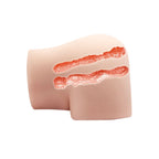 CRAZY BULL Vibrating Doggy Style Torso Masturbator Flesh Crazy Bull