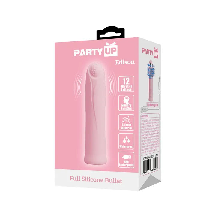 Party Up EDISON USB Rechargeable Bullet Vibrator Party Up