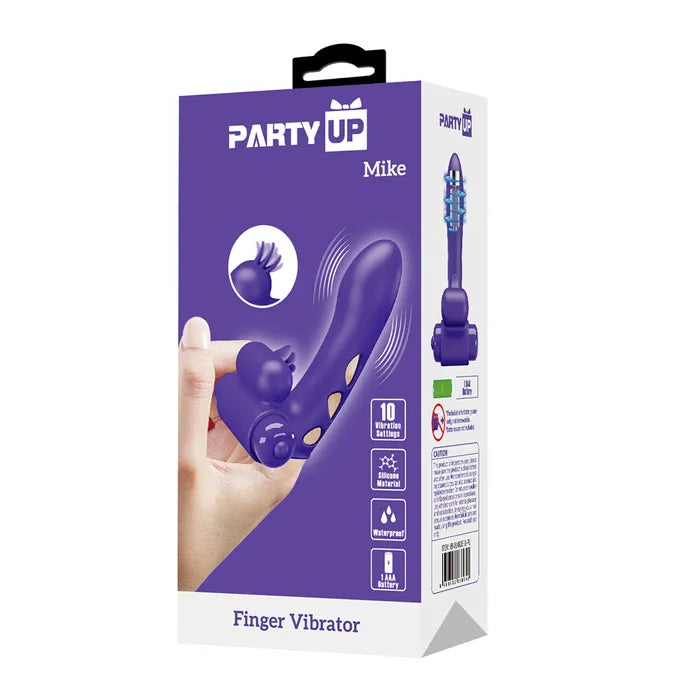 Party Up MIKE Finger Vibe Vibrating Finger Vibrator Party Up