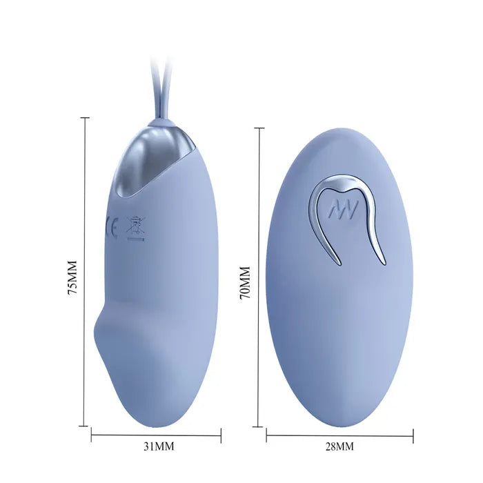 Party Up IVAN Remote USB Rechargeable Vibrating Egg Vibrator With Wireless Remote Party Up