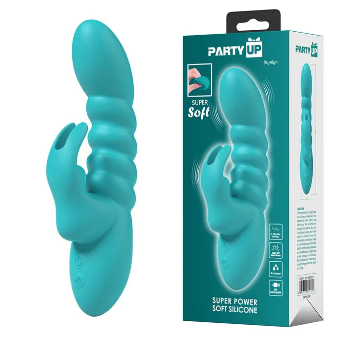 Party Up BRYNLYN USB Rechargeable Rabbit Vibrator 18.2cm Party Up