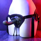 Evolved HEAVENLY HARNESS - Black USB Rechargeable Strap-On Kit Evolved