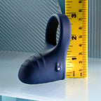 Playboy Pleasure PLEASURE POINT USB Rechargeable Vibrating Cock Ring Blue Playboy Pleasure
