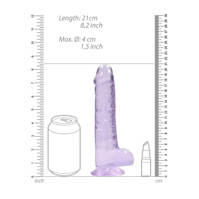 Shots Toys REALROCK Realistic Dildo With Balls 8 Inch Shots Toys