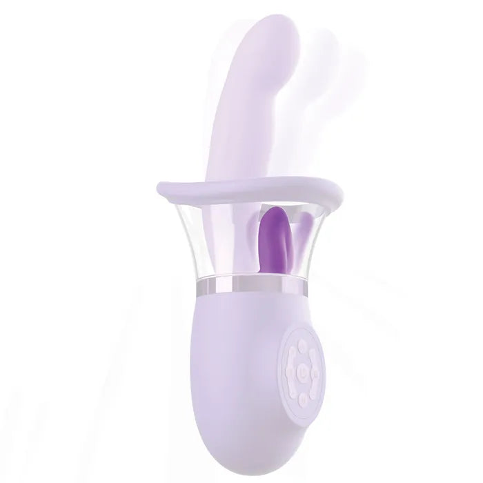 Pipedream Fantasy For Her Ultimate Pleasure Pro Plus USB Rechargeable Sucking Licking & Flicking Vibrator Pipedream