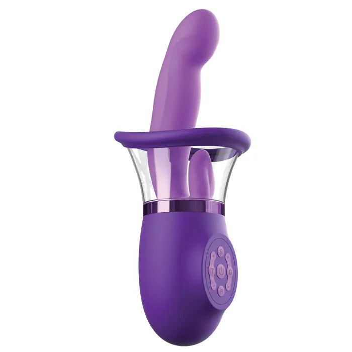 Pipedream Fantasy For Her Ultimate Pleasure Pro Plus USB Rechargeable Sucking Licking & Flicking Vibrator