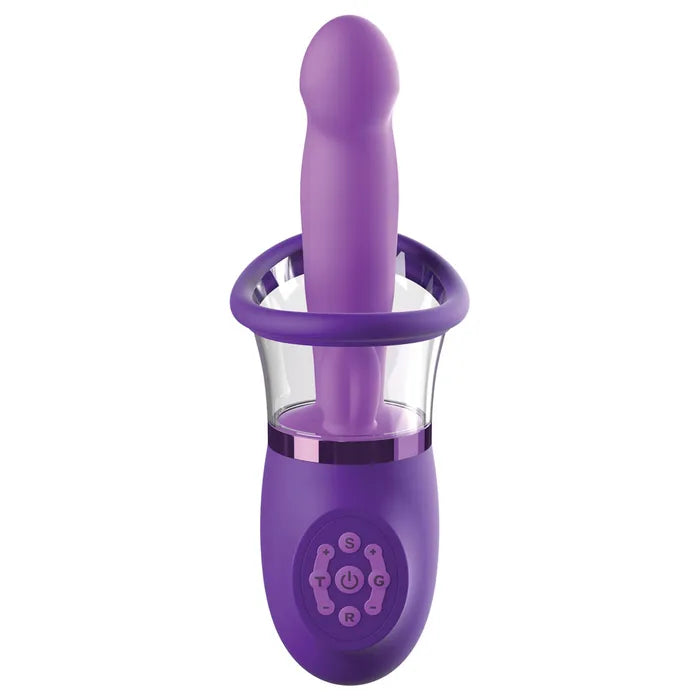 Pipedream Fantasy For Her Ultimate Pleasure Pro Plus USB Rechargeable Sucking Licking & Flicking Vibrator Pipedream