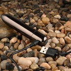 Evolved REAL SIMPLE Chrome USB Rechargeable Bullet Vibrator 10cm Evolved