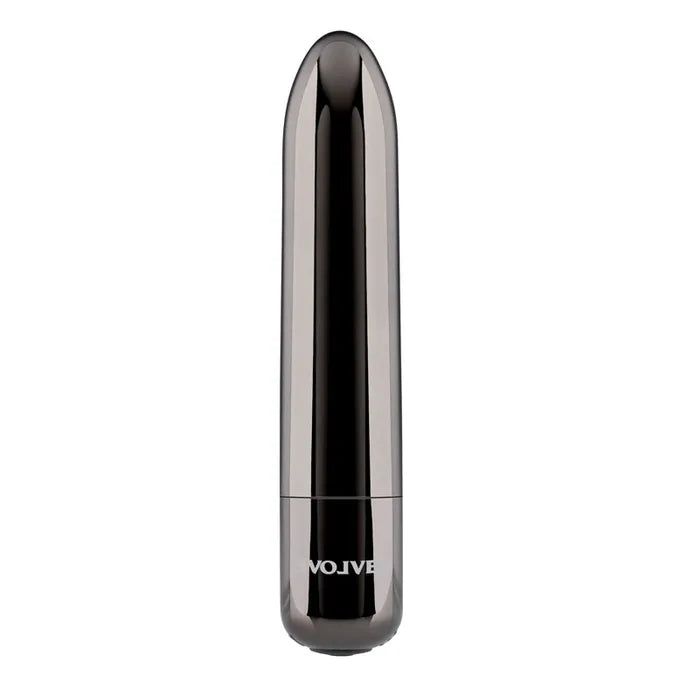 Evolved REAL SIMPLE Chrome USB Rechargeable Bullet Vibrator 10cm Evolved