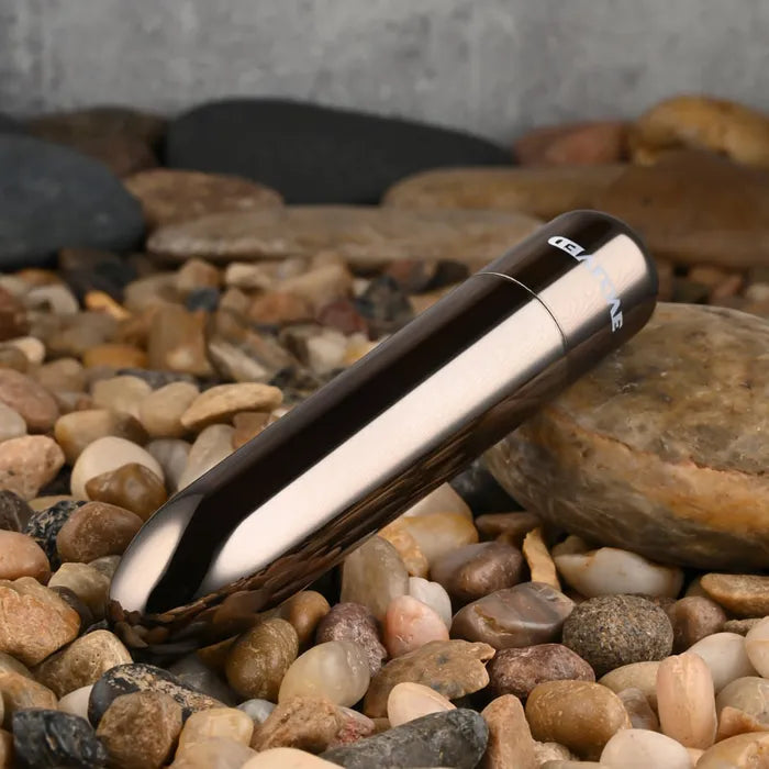 Evolved REAL SIMPLE Chrome USB Rechargeable Bullet Vibrator 10cm Evolved