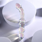 Playboy Pleasure JEWELS DOUBLE Glass Double Ended Dildo 17.1cm Clear Playboy Pleasure