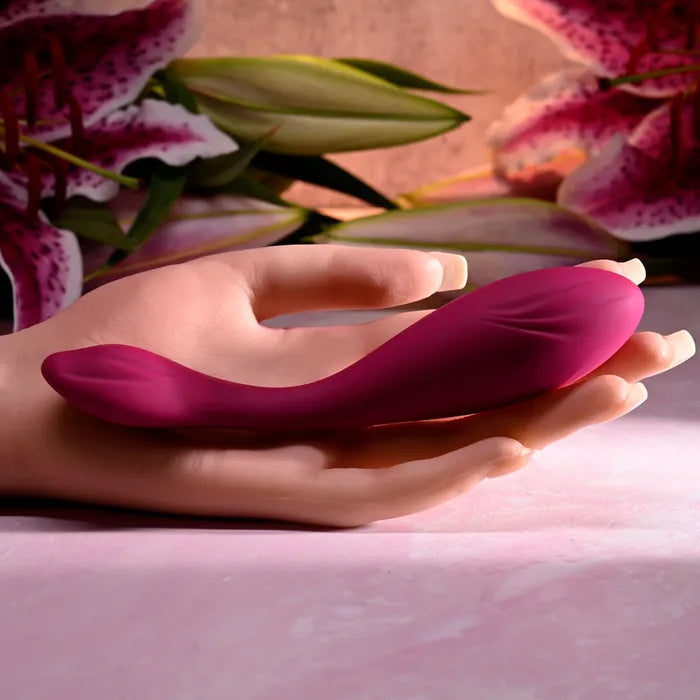 Evolved CHERRY POSE USB Rechargeable Flexible & Posable Vibrator With Remote Evolved