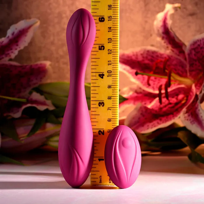 Evolved CHERRY POSE USB Rechargeable Flexible & Posable Vibrator With Remote Evolved