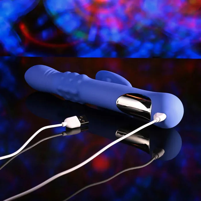 Evolved POP GOES THE O USB Rechargeable Thrusting & Bulging Rabbit Vibrator Evolved