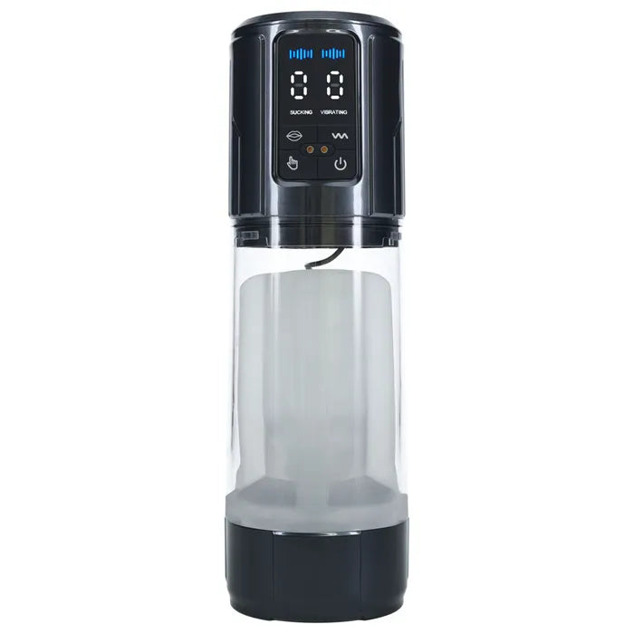 Shots Toys PUMPED UltraLift Gunmetal USB Rechargeable Auto Masturbator Shots Toys Main image