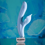Playboy Pleasure IN BLOOM USB Rechargeable Thrusting Tapping & Heating Dual Vibrator Playboy Pleasure